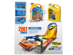 收纳加油瓶弹射轨道车套装