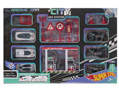 Die Cast Police Car Set Press toys