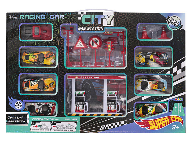 Die Cast Sports Car Set Press toys