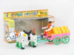 Wind-up Cattle Tow Car(4C) toys