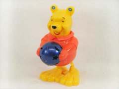 Wind-up Bear  W/Bell toys