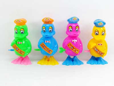 Wind-up Duck W/Whistle(4C) toys
