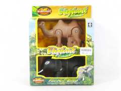 Wind-up Elephant & Pull Line Camel(2in1)