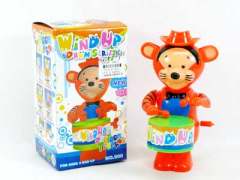 Wind-up Sway Play The Drum Tiger