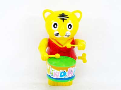 Wind-up Sway Play The Drum Tiger toys