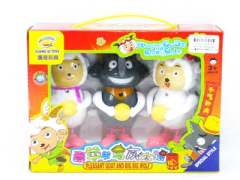 Wind-up sheep & Wolf W/L(3in1) toys