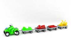 Wind-up Motorcycle Tow Truck toys
