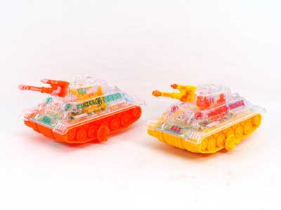 Wind-up Tank W/L(2C) toys