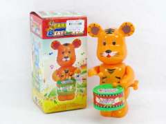 Wind-up Play The Drum Tiger(4S) toys