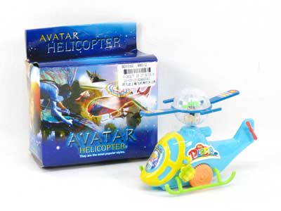 Wind-Up Plane W/L (2C) toys