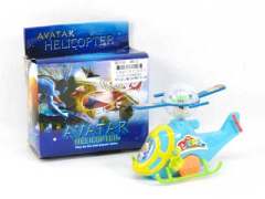 Wind-Up Plane W/L (2C) toys