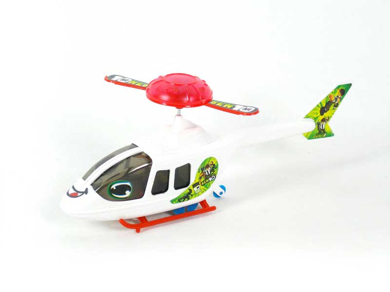 Wind-up Airplane W/L(3C) toys