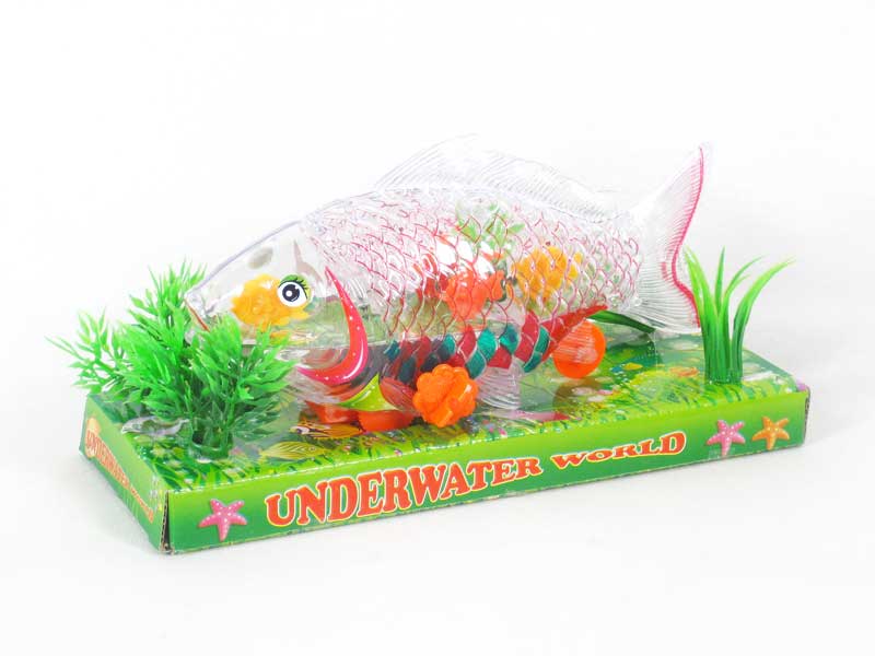 Wind-up Fish W/L toys
