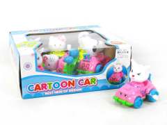 Wind-up Cartoon Car(6in1) toys