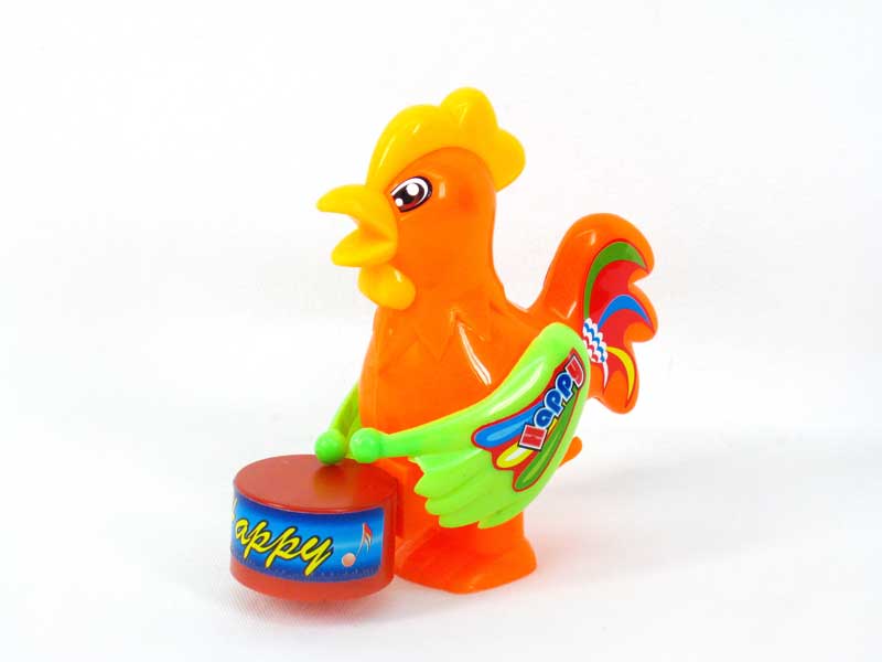 Wind-up Play The Drum Chicken(3C) toys