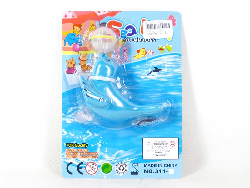 Wind-up Sea Lion W/L(2C) toys