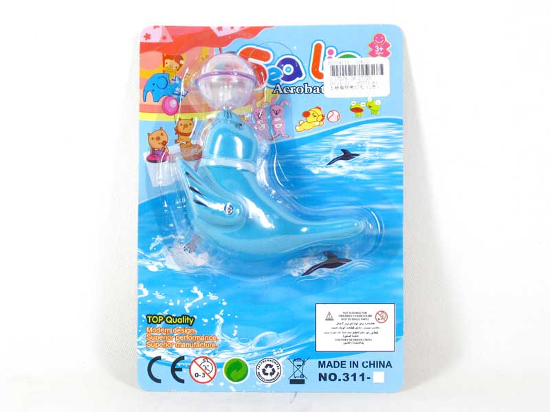 Wind-up Sea Lion W/L(2C) toys