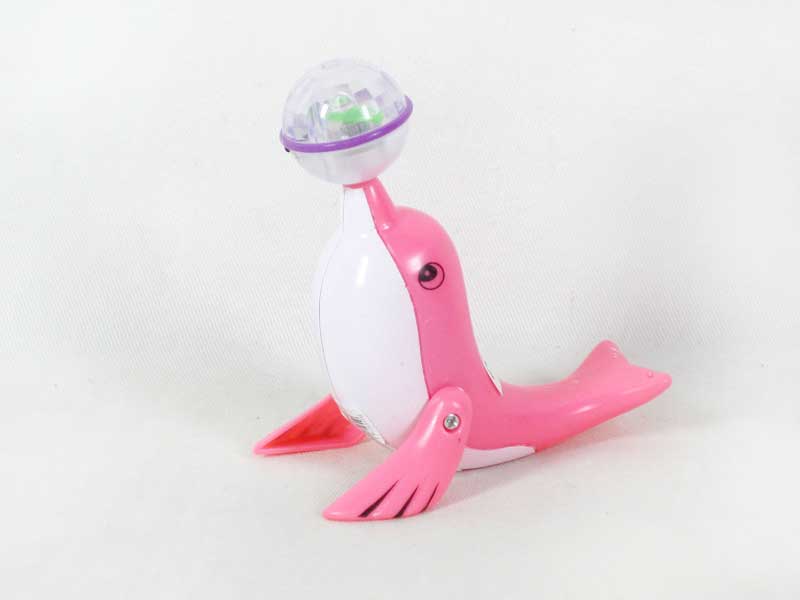 Wind-up Dolphin W/L(2C) toys
