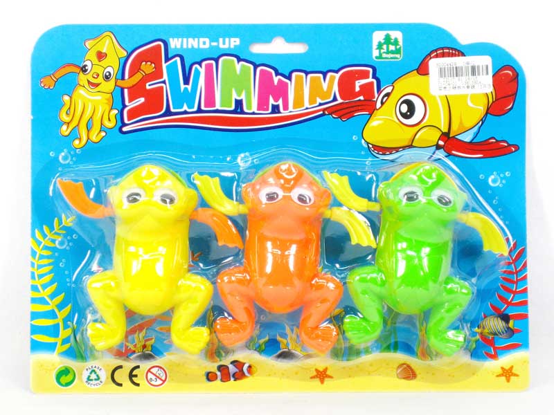 Wind-up Swimming Frong(3in1) toys