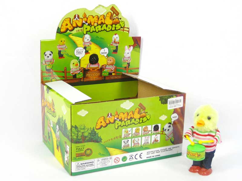 Wind-up Play The Drum Duck(12in1) toys