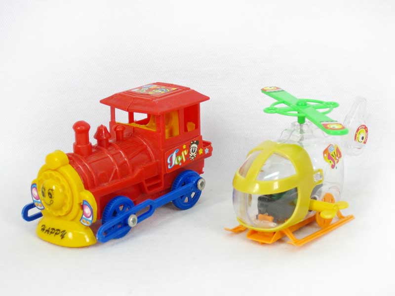 Wind-up Plane & Wind-up Thomas(2in1) toys