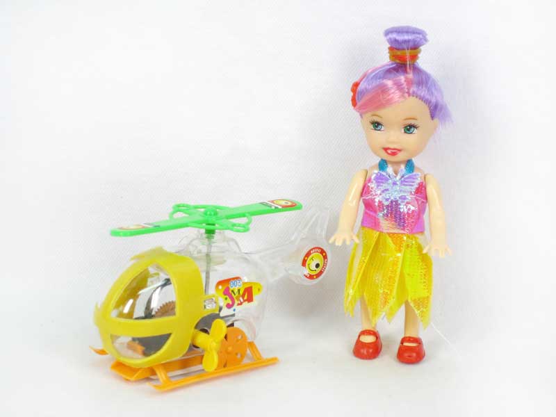 Wind-up Plane & Doll toys