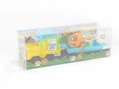 Wind-up Truck Tow Wind-up Plane(4C)
