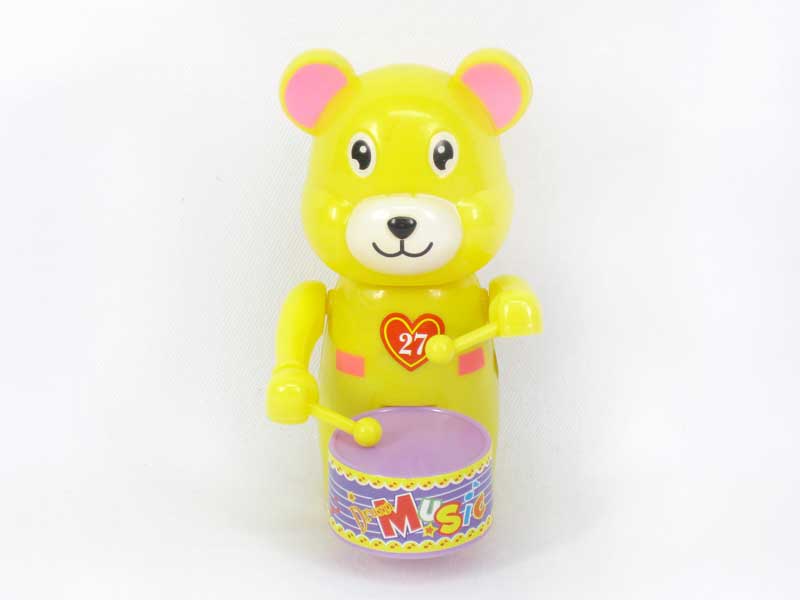 Wind-up Play The Drum Bear(3C) toys