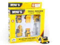 Metal Wind-up Construction Truck(6in1)
