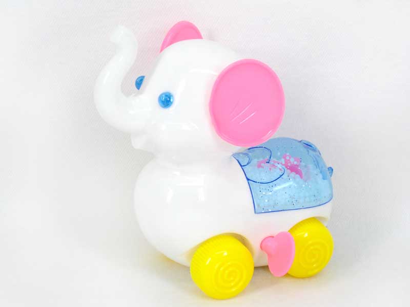 Wind-up Elephant W/Snow(3C) toys
