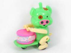 Wind-up Play The Drum Pig