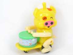 Wind-up Play The Drum Pig