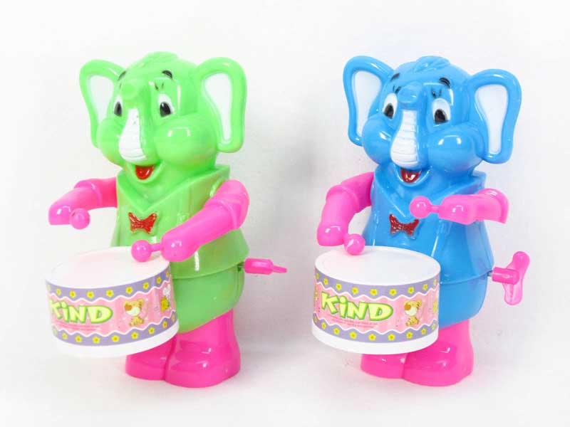 Wind-up Play The Drum Elephant(3C) toys
