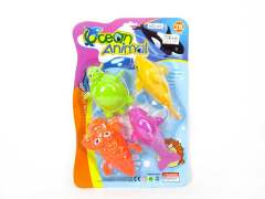 Wind-up Swimming Animal(4in1) toys