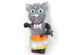 Wind-up Play The Drum Cat