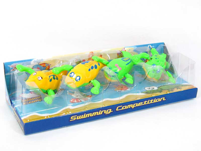 Wind-up Swimming Animal(4in1) toys