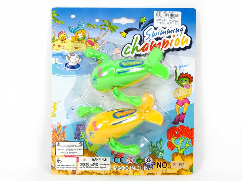 Wind-up Swimming Dolphin(2in1) toys
