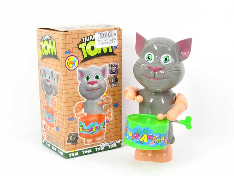 Wind-up Play The Drum Tom Cat toys
