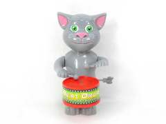 Wind-up Play The Drum Tom Cat