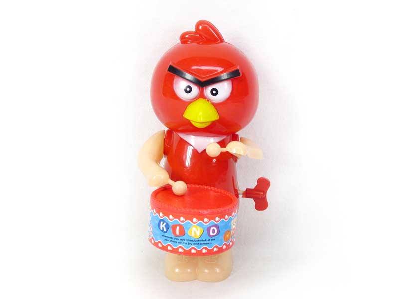 Wind-up Play The Drum Bird(2C) toys