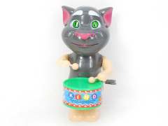 Wind-up Play The Drum Tom Cat