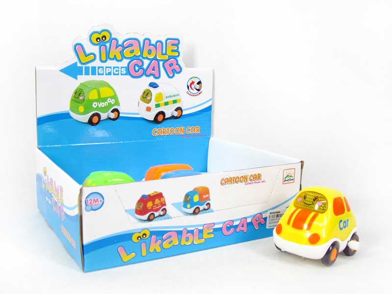 Wind-up Car W/L_M(6in1) toys