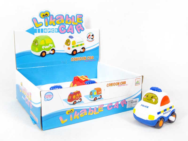 Wind-up Police Car(6in1) toys