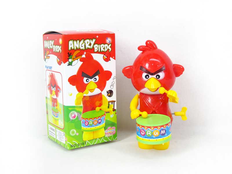 Wind-up Play The Drum Bird(2C) toys