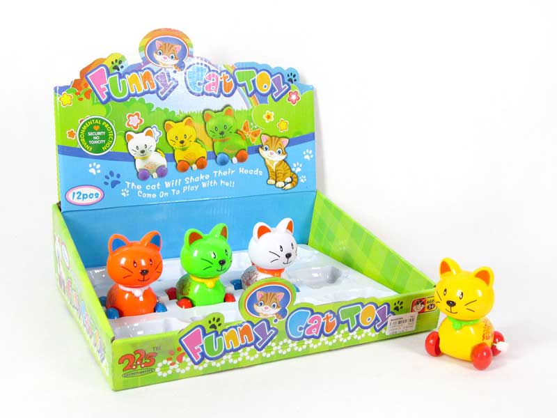 Wind-up Cat(12in1) toys