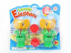 Wind-up Play The Drum Elephant(2in1)