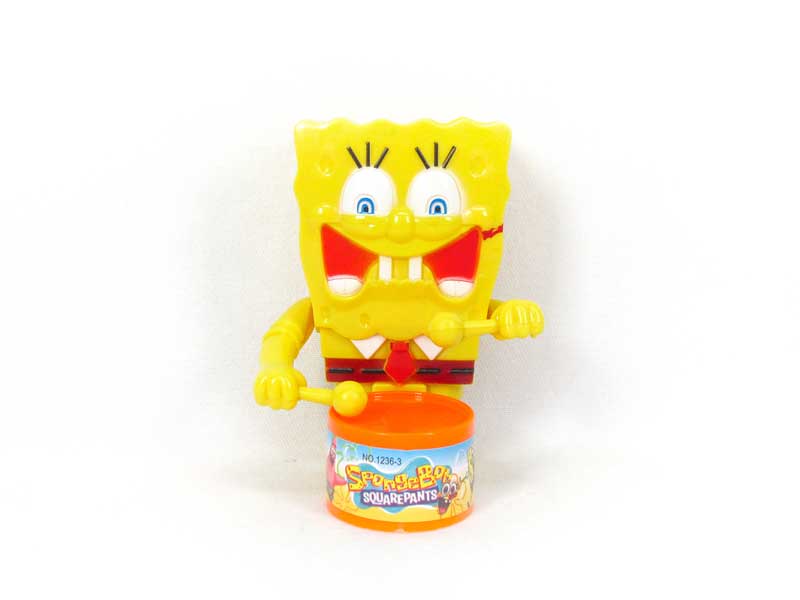 Wind-up Play The Drum Sponge Bob toys