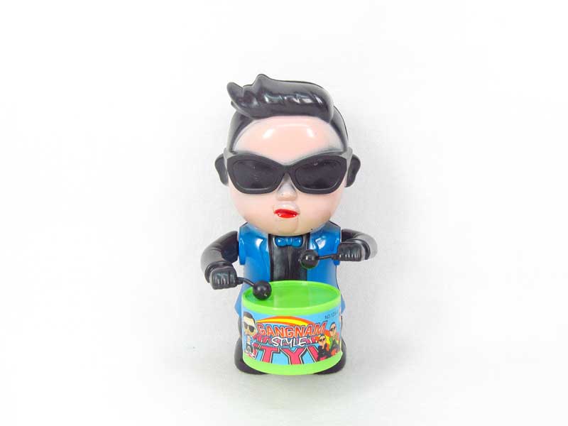 Wind-up Beating Drum Gangnam Style toys
