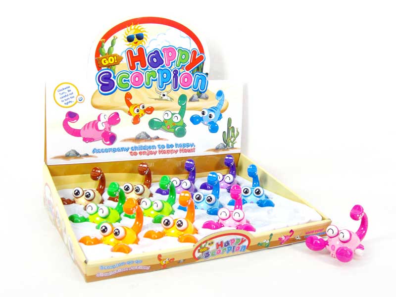 Wind-up Stretchy Scorpion(12只庄) toys