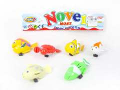 Wind-up Swimming Sea Animal(6in1)